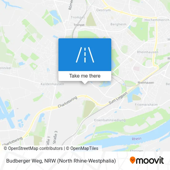 Карта Budberger Weg