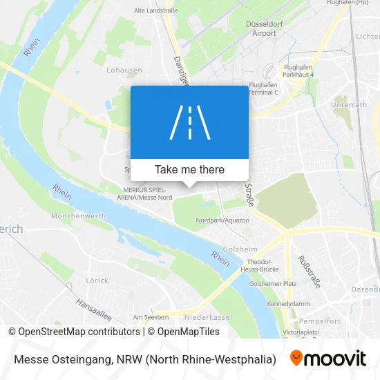 Карта Messe Osteingang