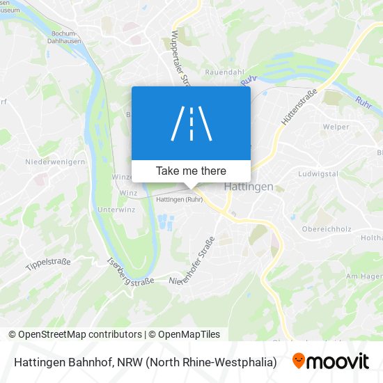 Hattingen Bahnhof map