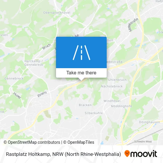Карта Rastplatz Holtkamp