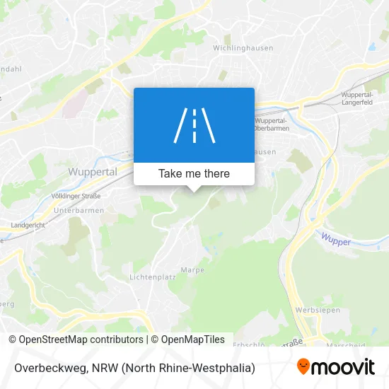 Карта Overbeckweg