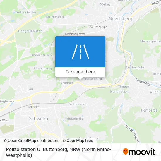 Карта Polizeistation Ü. Büttenberg