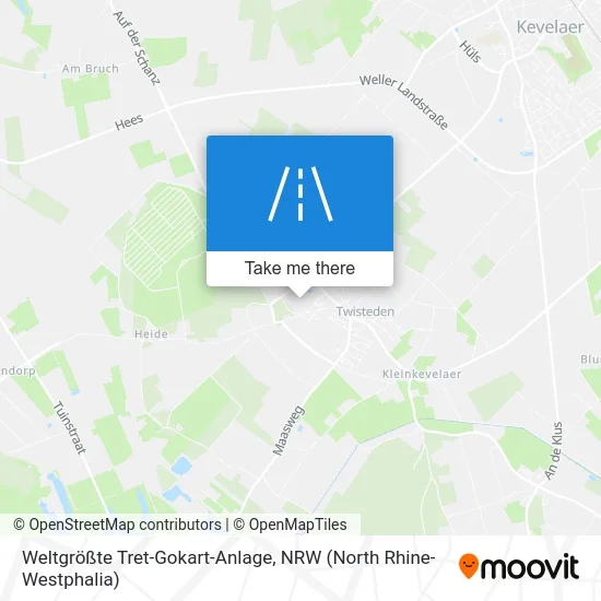 Карта Weltgrößte Tret-Gokart-Anlage