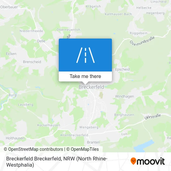 Breckerfeld Breckerfeld map