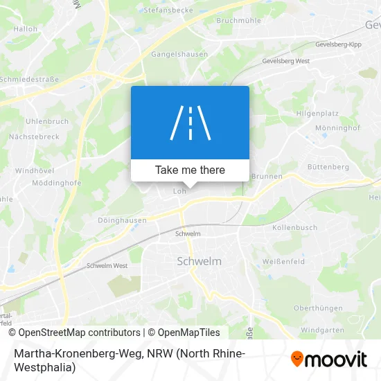 Martha-Kronenberg-Weg map