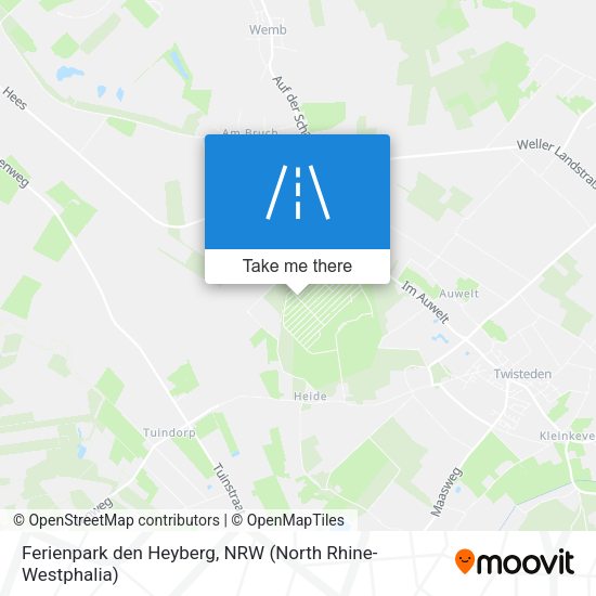 Ferienpark den Heyberg map