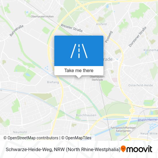 Schwarze-Heide-Weg map