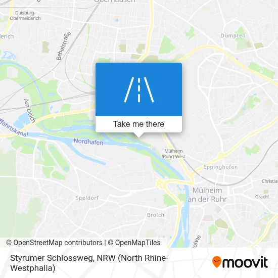 Styrumer Schlossweg map