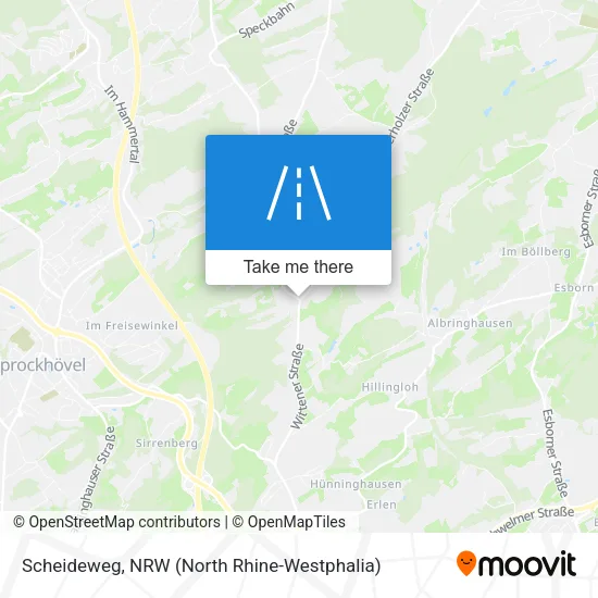Карта Scheideweg