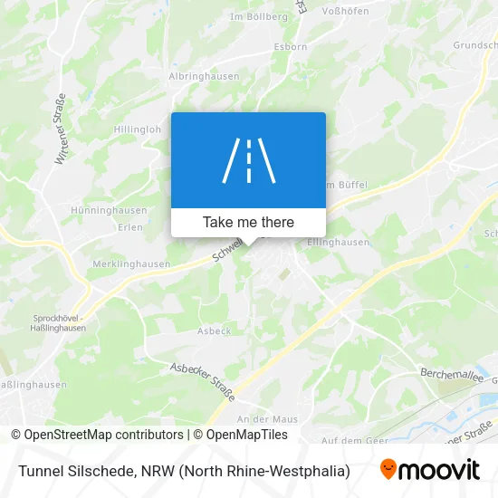 Карта Tunnel Silschede