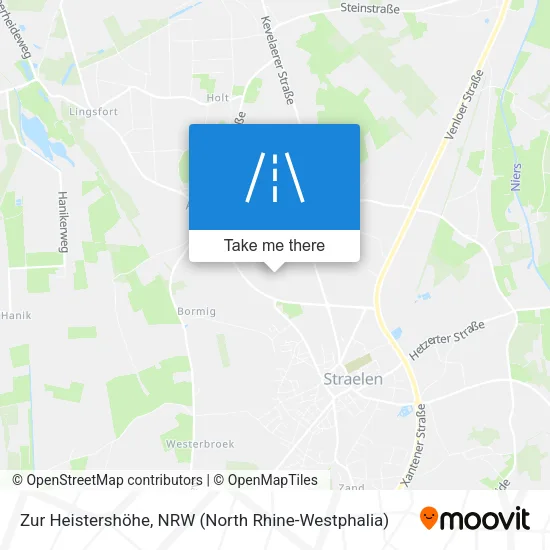 Карта Zur Heistershöhe