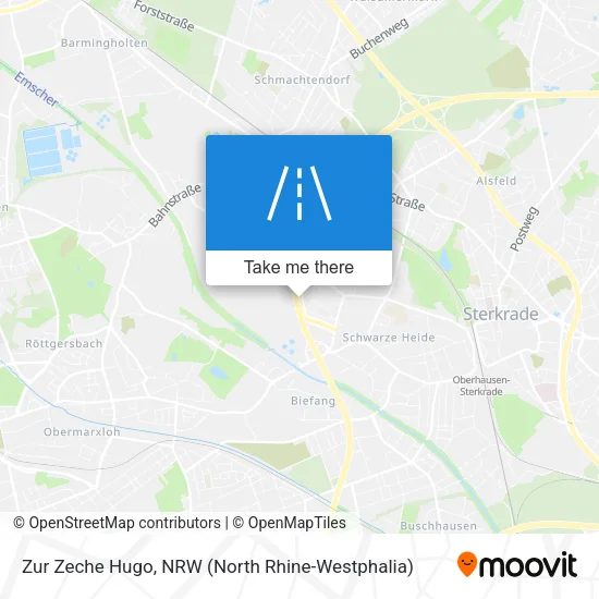 Карта Zur Zeche Hugo