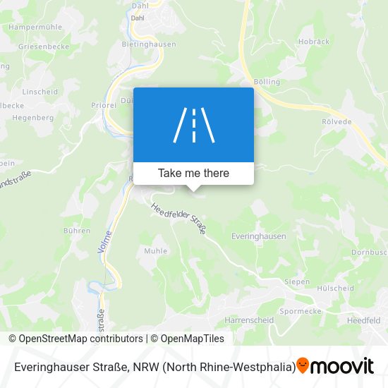Everinghauser Straße map