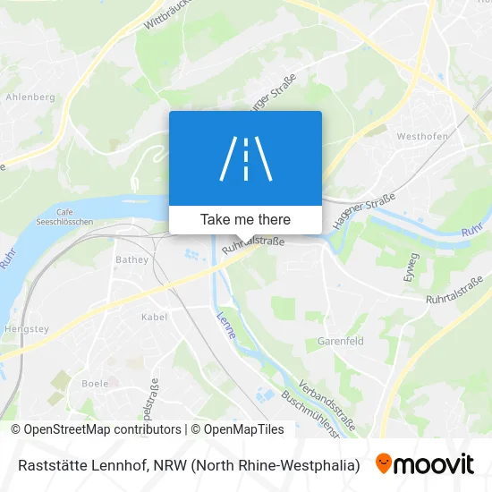 Raststätte Lennhof map