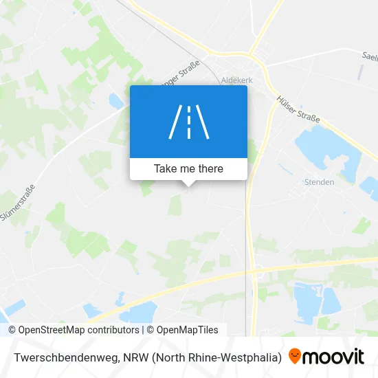 Twerschbendenweg map