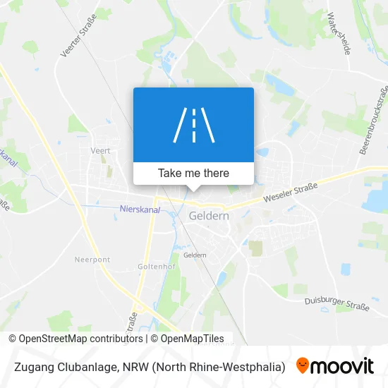 Карта Zugang Clubanlage