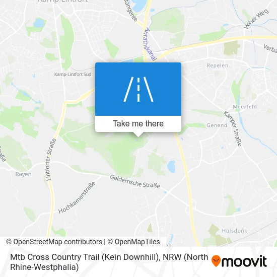 Карта Mtb Cross Country Trail (Kein Downhill)