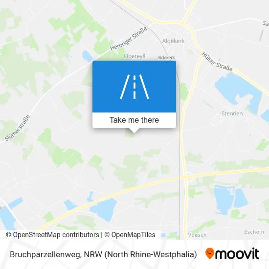 Bruchparzellenweg map