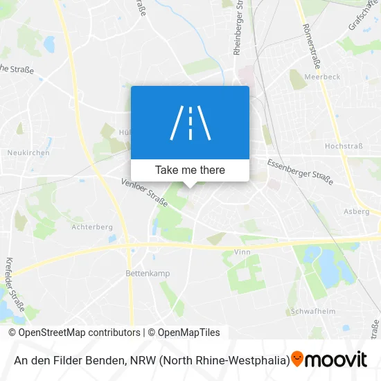 An den Filder Benden map