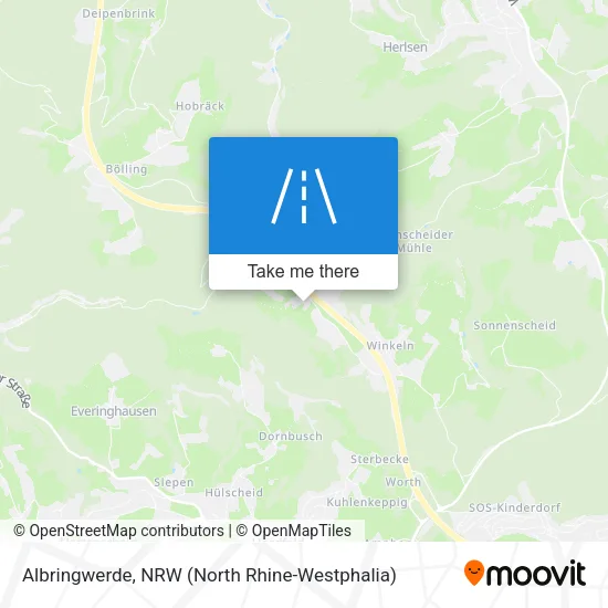 Карта Albringwerde