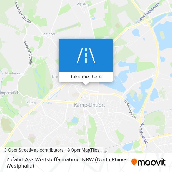 Zufahrt Ask Wertstoffannahme map