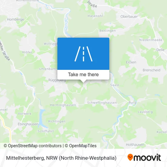 Карта Mittelhesterberg