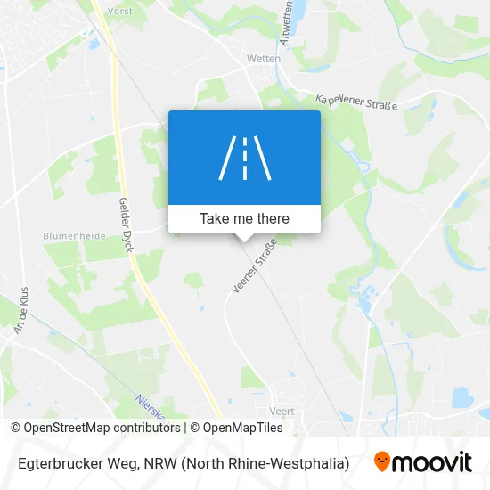 Egterbrucker Weg map