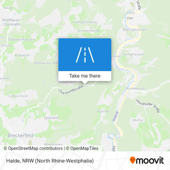 Карта Halde