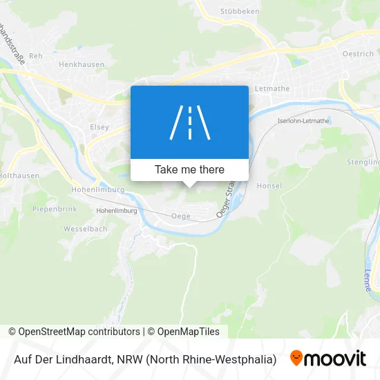 Карта Auf Der Lindhaardt