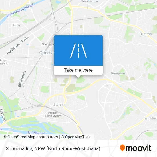 Карта Sonnenallee