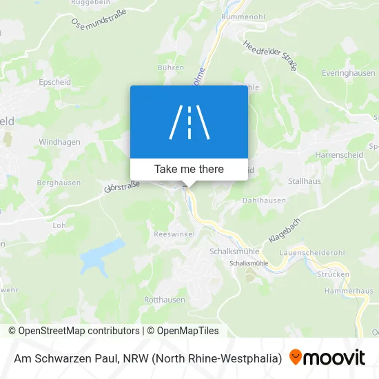 Am Schwarzen Paul map