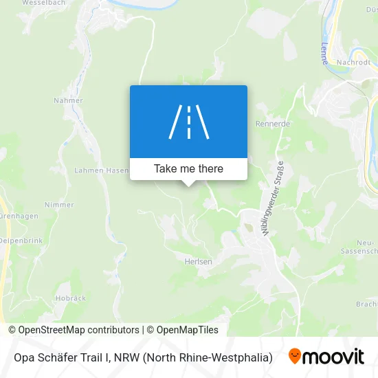 Opa Schäfer Trail I map
