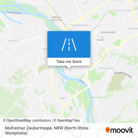 Карта Mülheimer Zaubertreppe