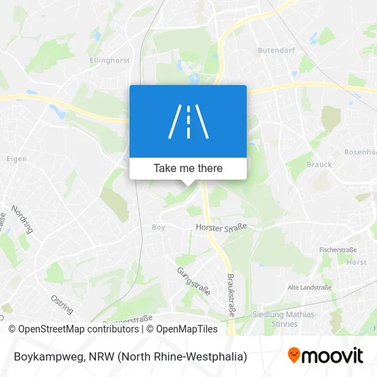Boykampweg map