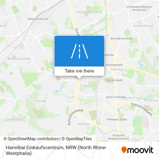 Hannibal Einkaufscentrum map