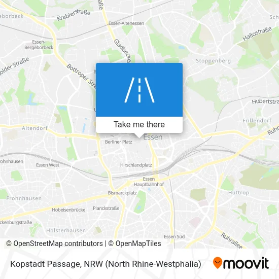 Kopstadt Passage map