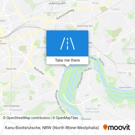 Kanu-Bootsrutsche map