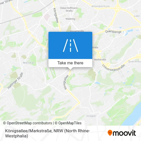 Карта Königsallee/Markstraße