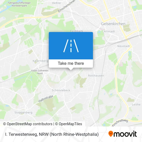 Карта I. Terwestenweg