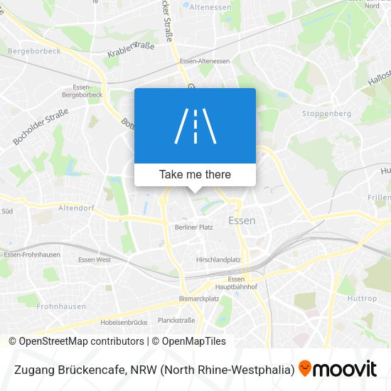 Zugang Brückencafe map