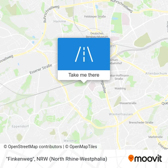 "Finkenweg" map