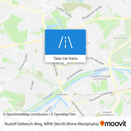 Rudolf-Gellesch-Weg map