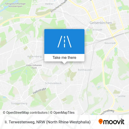 Карта Ii. Terwestenweg