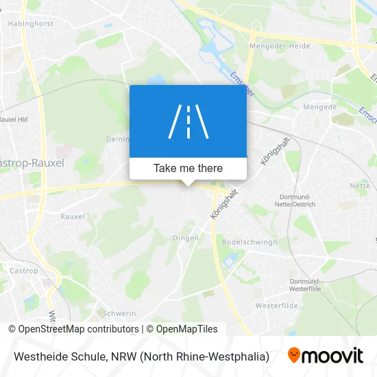 Westheide Schule map