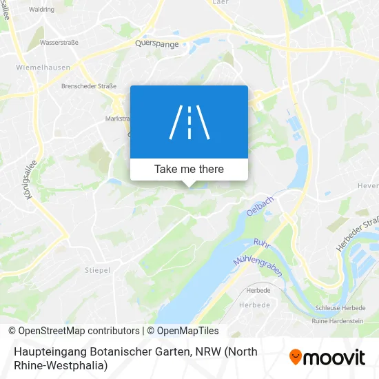 Haupteingang Botanischer Garten map