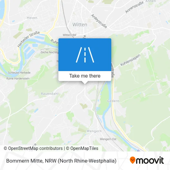 Карта Bommern Mitte