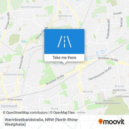 Warmbreitbandstraße map
