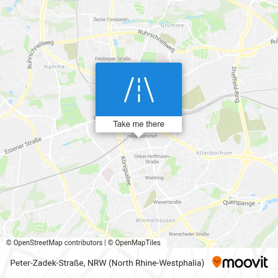 Peter-Zadek-Straße map