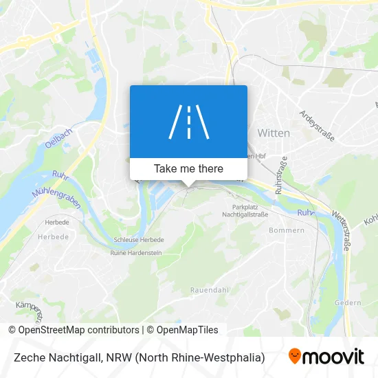 Zeche Nachtigall map
