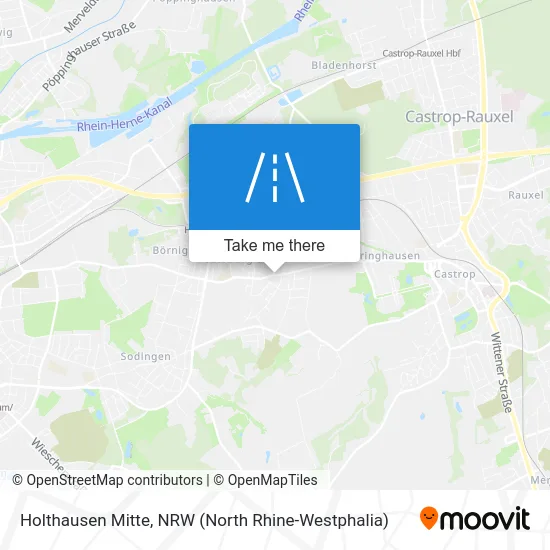 Holthausen Mitte map